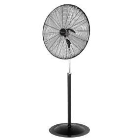 30-inch Oscillating High Velocity Pedestal Fan - Black
