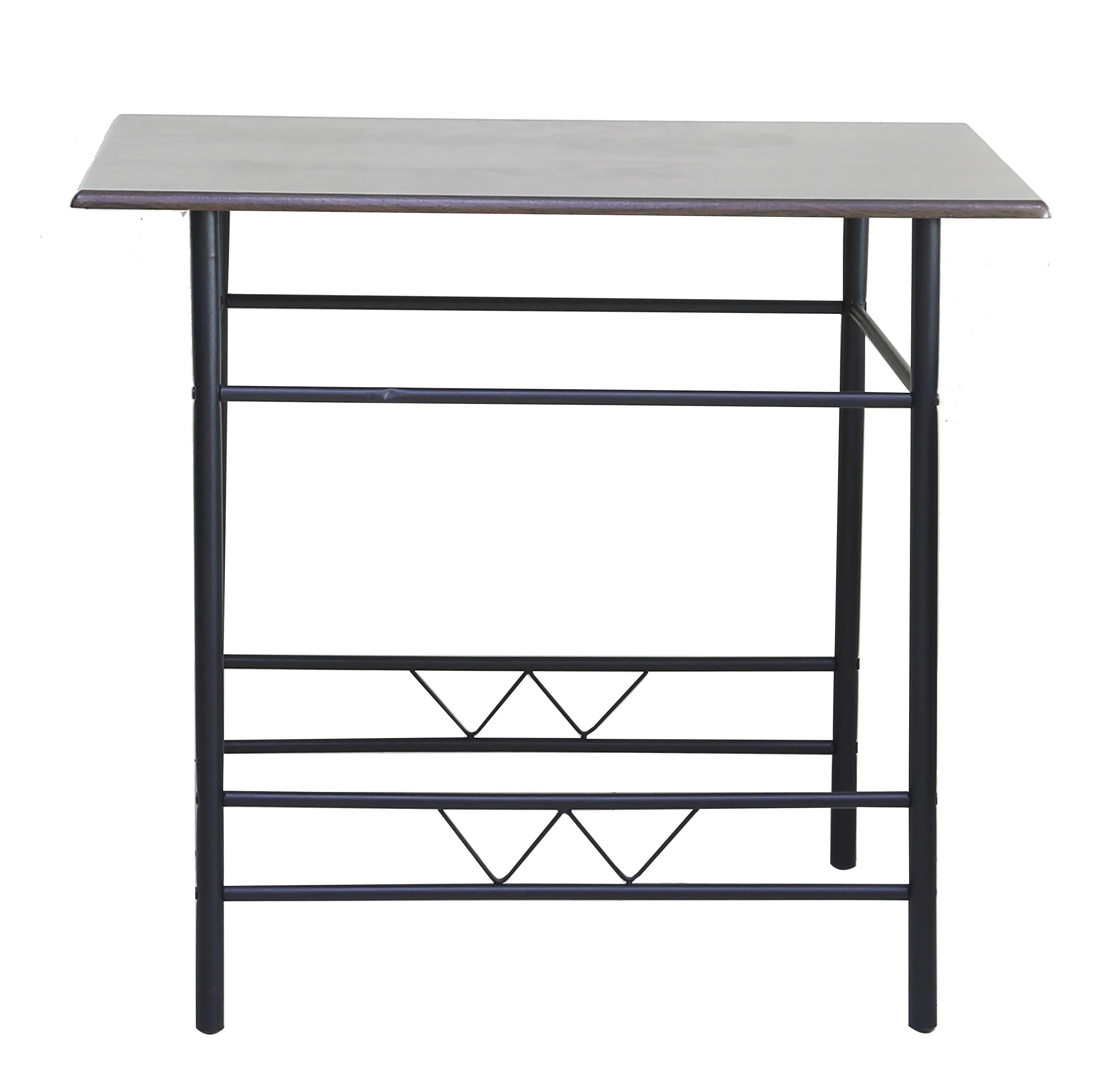 Aft Wooden Steel Metal Dining Table Chairs Set Modern Dining Room and Kitchen Aft-B802-11 1 2