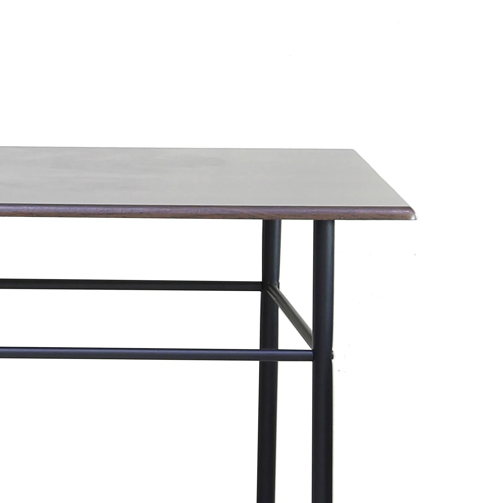 Aft Wooden Steel Metal Dining Table Chairs Set Modern Dining Room and Kitchen Aft-B802-11 1 2