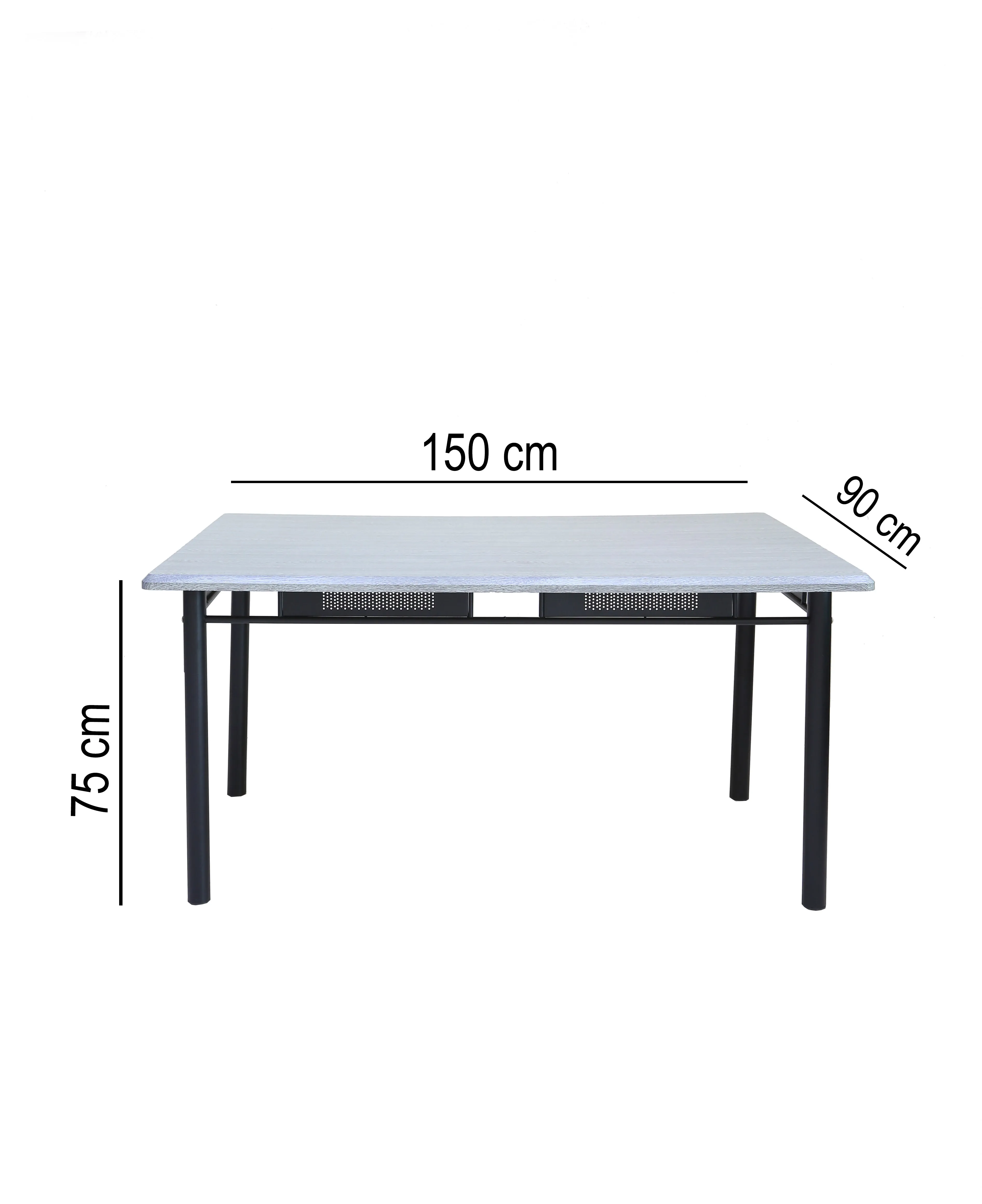 Aft Wooden Steel Metal Dining Table Chairs Set Modern Dining Room and Kitchen AFT1406F-14 1 6