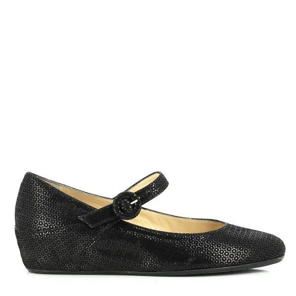 Amalfi Erede Black Ballet Pumps