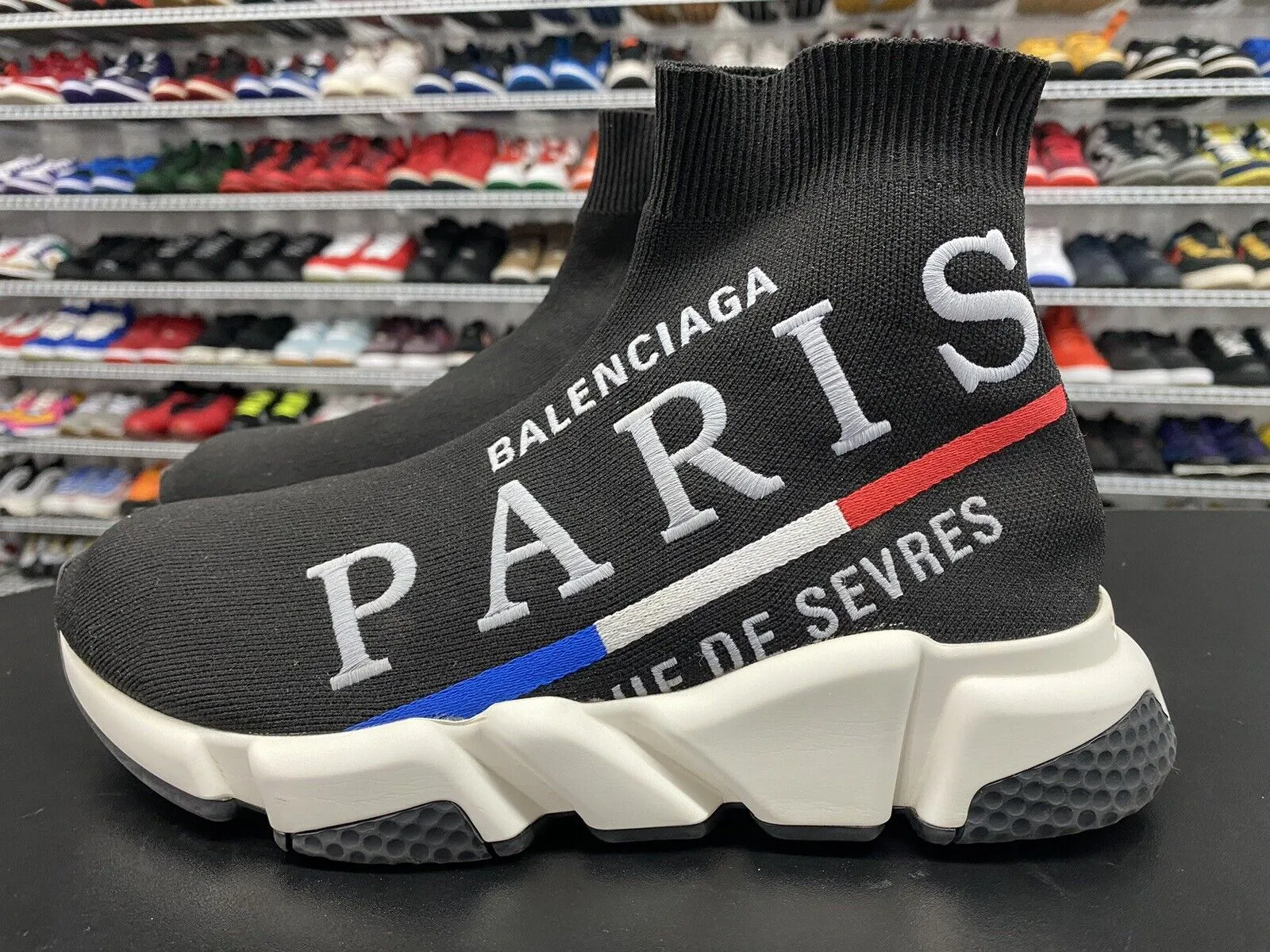 Balenciaga Paris Speed Trainer Shoes Limited Men's Size 6 US 39 Euro