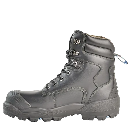 Bata Longreach Ultra Black Lace Up Steel Cap Safety Boot With Scuff Cap (804-66010) (Pre Order)