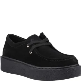 Black Bridie Suede Moccasins