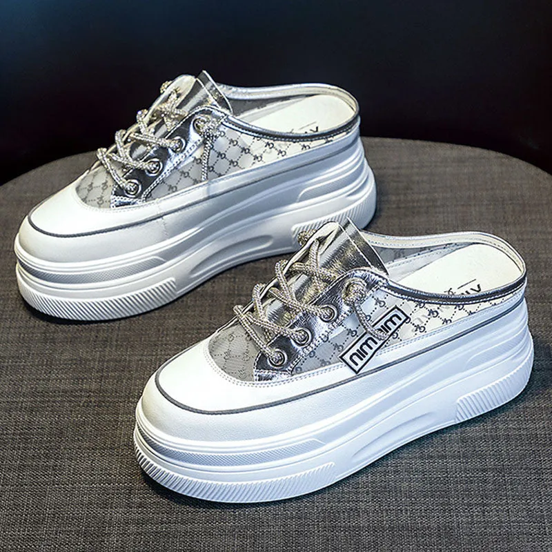 Casual Platform Muffin Mesh Shoes
