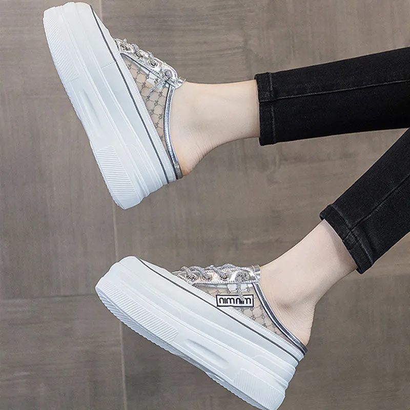 Casual Platform Muffin Mesh Shoes