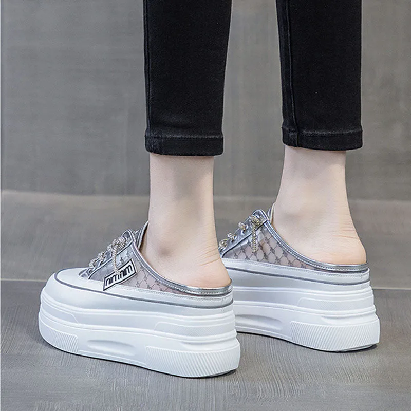 Casual Platform Muffin Mesh Shoes