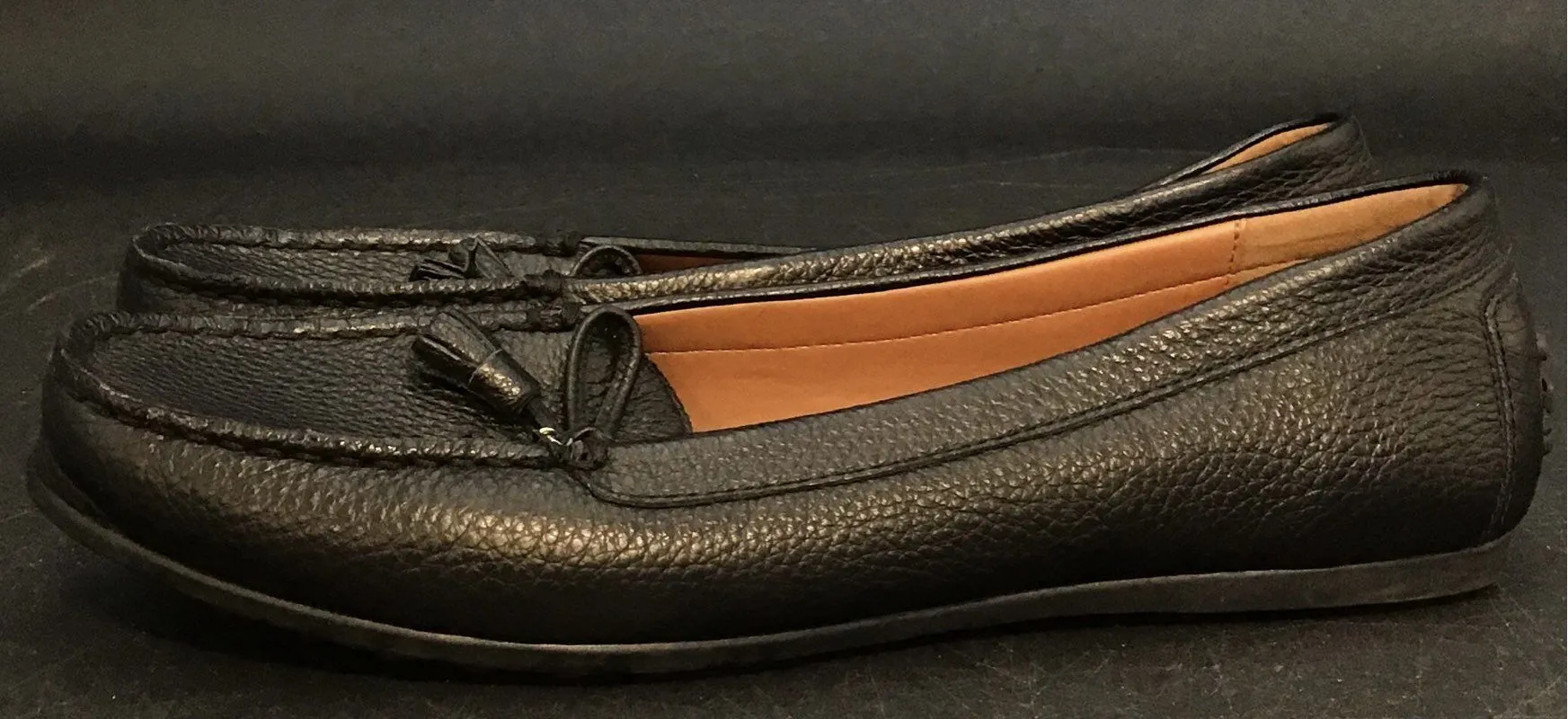 Coach Women's Black Loafer Flat - Size 10B
