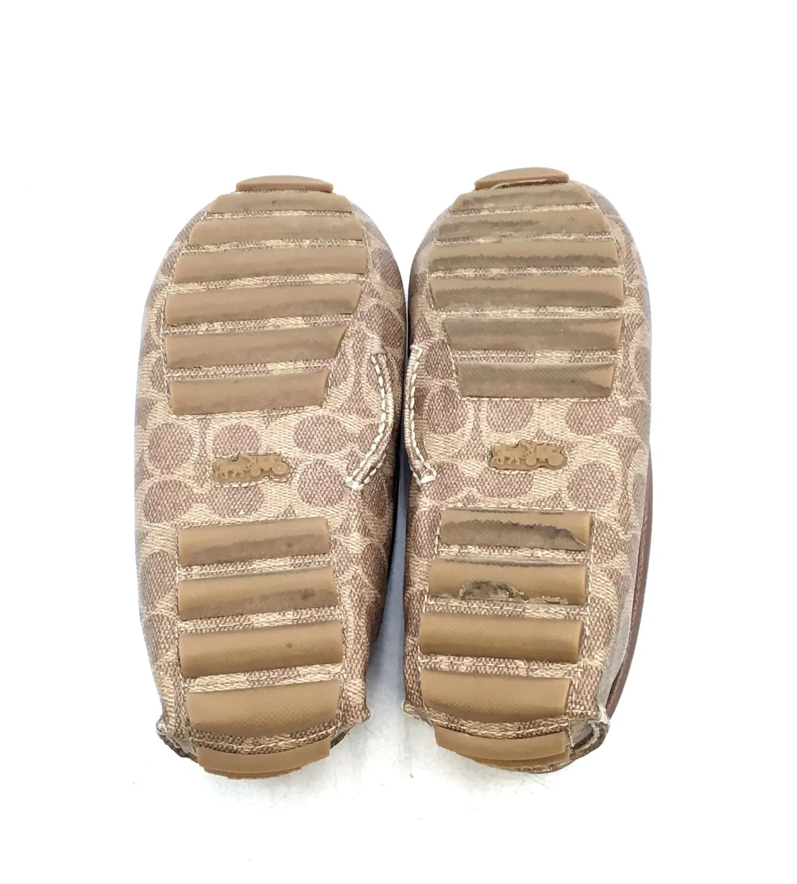 Coach Women's Crosby Turnlock Driver G2673 Brown Loafer Flats - Size 9.5 B