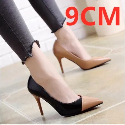 Cresfimix women sexy multi color party night club high heel shoes lady cute comfortable slip on office high heel pumps c2428