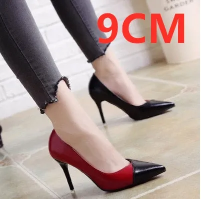 Cresfimix women sexy multi color party night club high heel shoes lady cute comfortable slip on office high heel pumps c2428