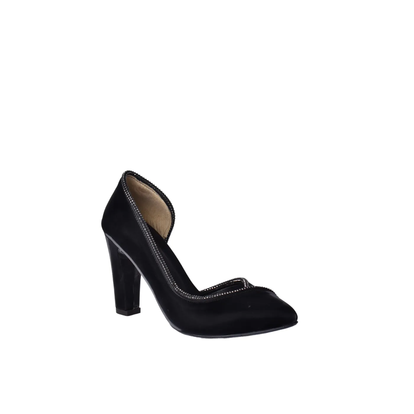 Decorative Pearls Pointed High Heels Pumps