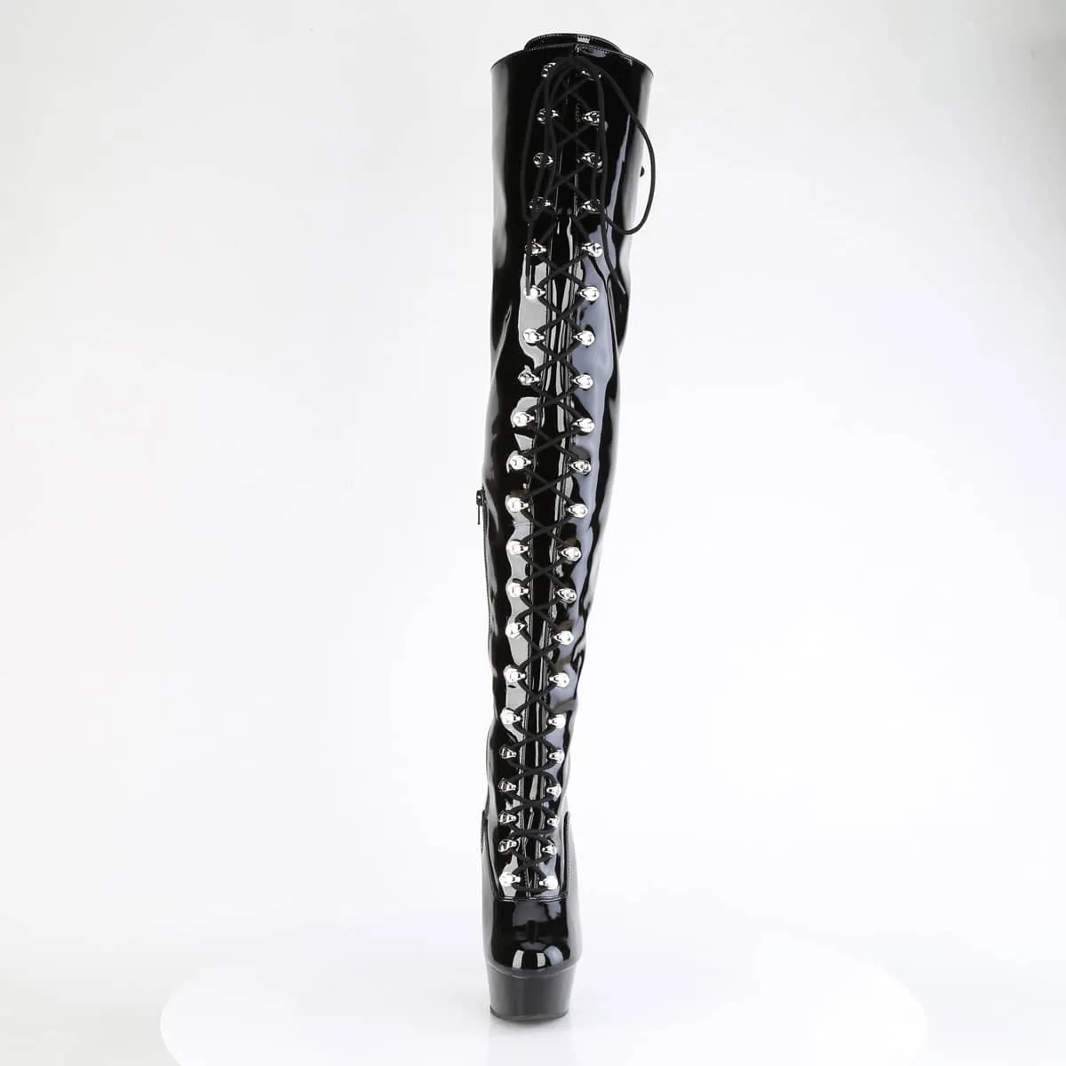 DELIGHT-3022 Lace-Up Thigh Boot