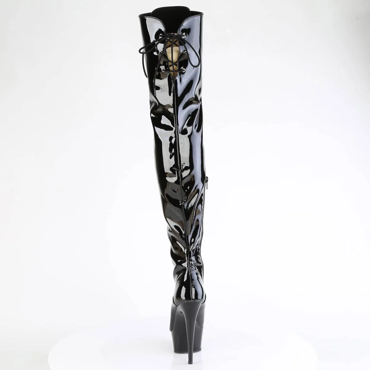 DELIGHT-3022 Lace-Up Thigh Boot