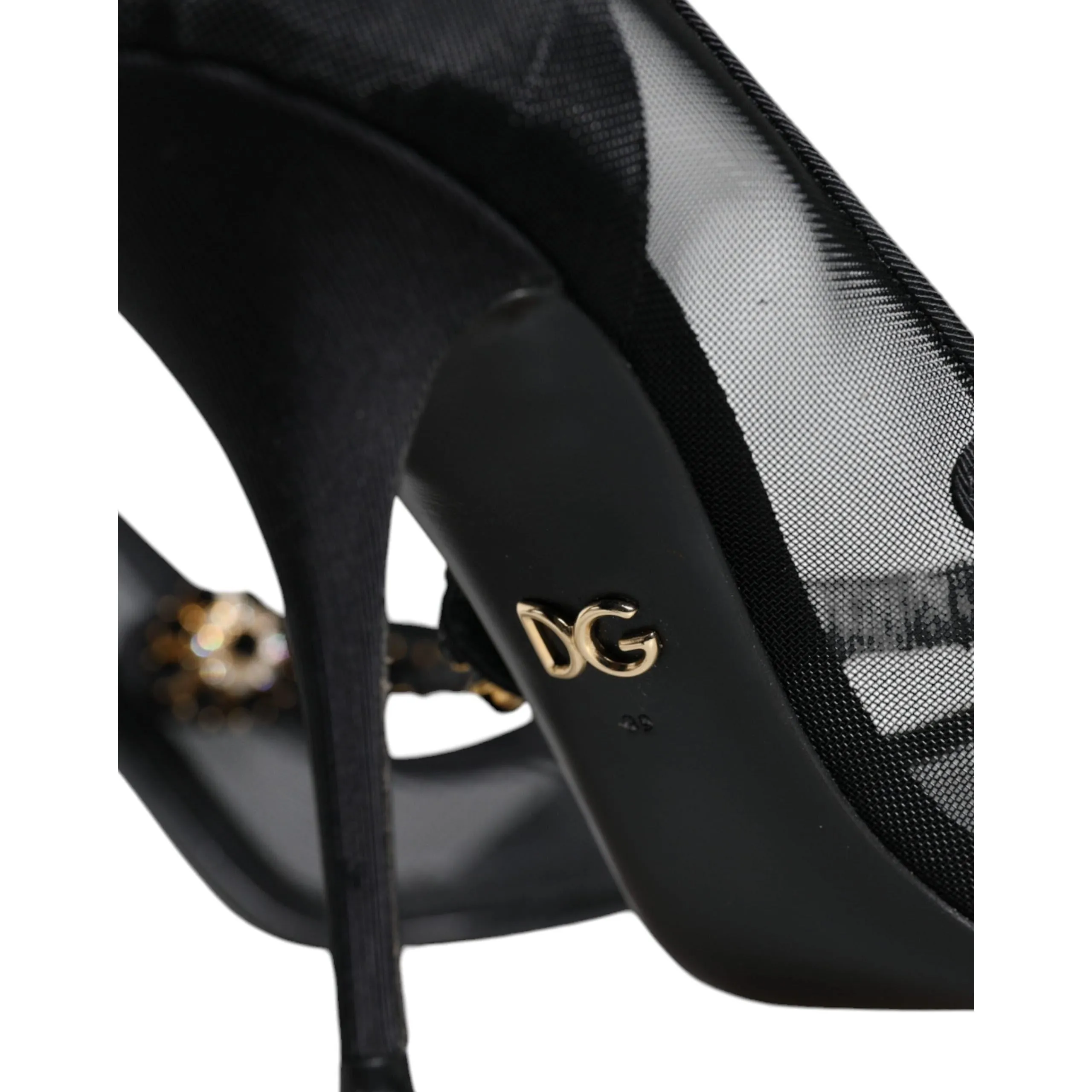 Dolce & Gabbana Red Taormina Lace Crystal Heels Pumps Shoes