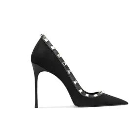 FEICA Studded Mid Heel Pumps - 8cm