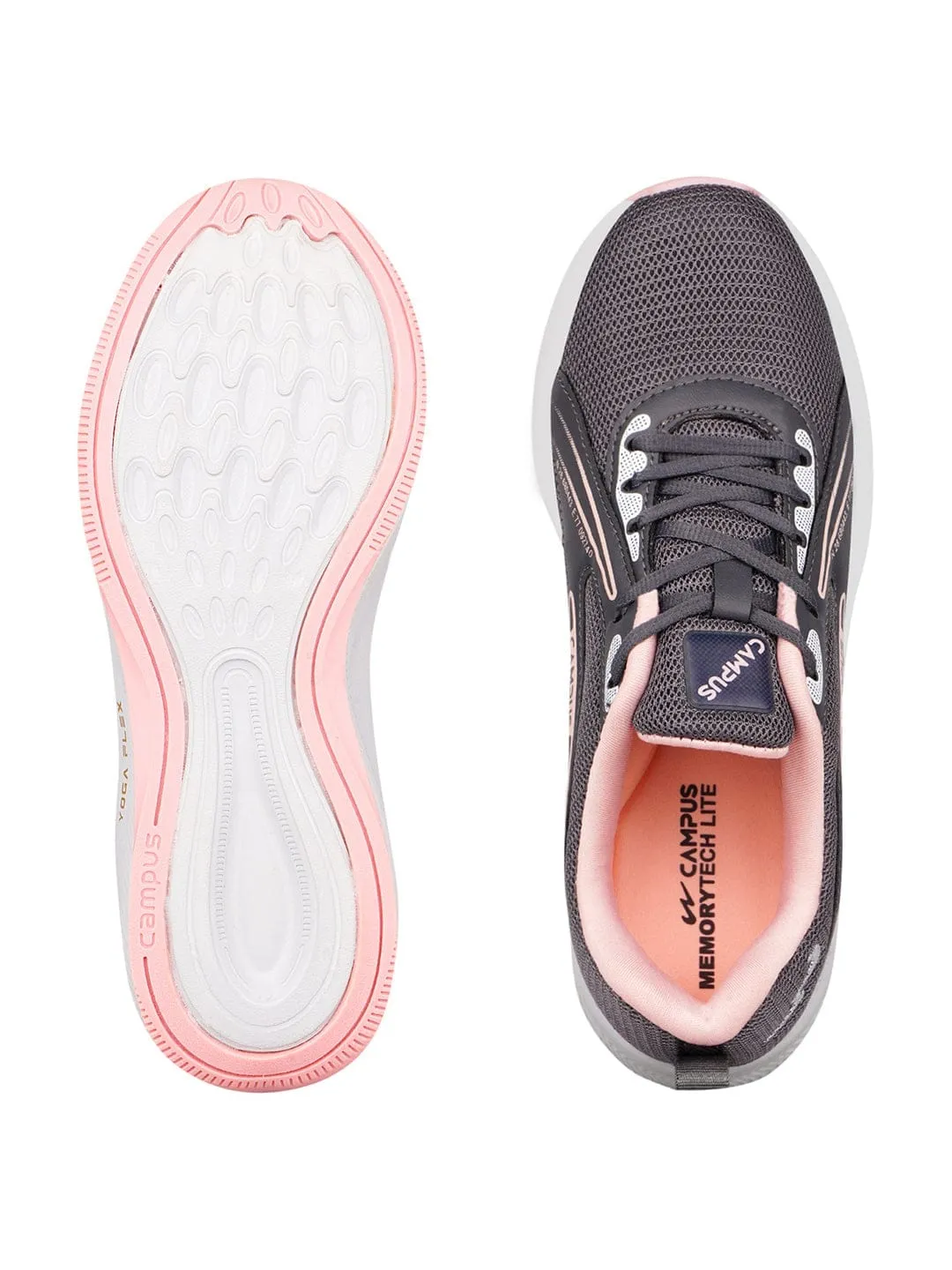 GEMINI Grey Women's Running Shoes