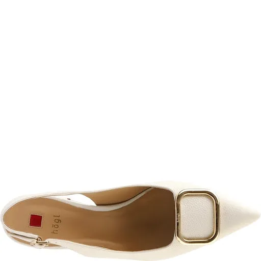 Hogl Beige Sling Back Pump|910462312