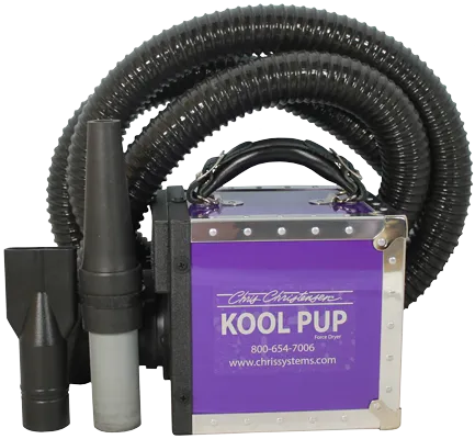 Kool "Pup" Dryer - Cool Air Dryer ... available in 4 colours