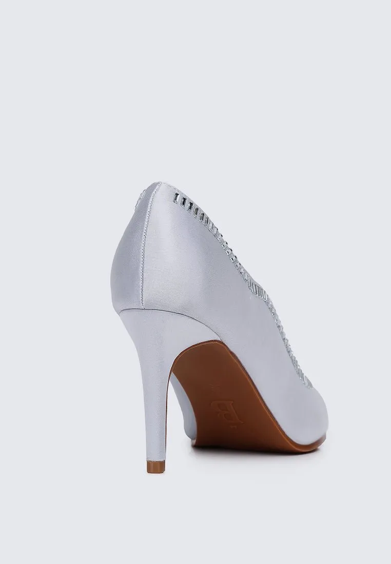 Lydia Comfy Pumps In Silver