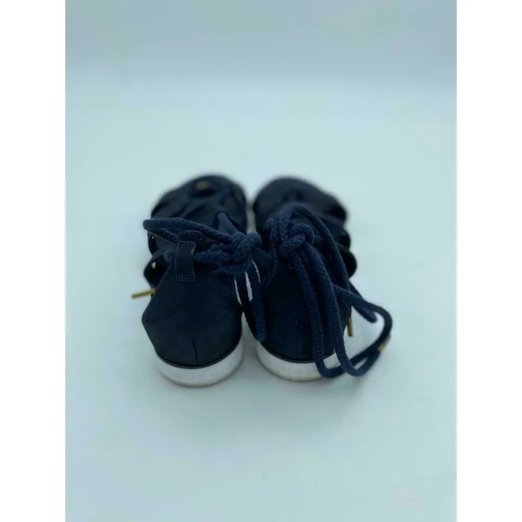 Michael Kors MK Logo blue sandals with laces 7.5M