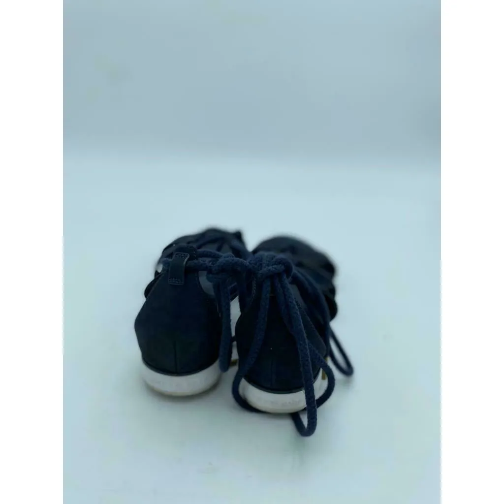 Michael Kors MK Logo blue sandals with laces 7.5M