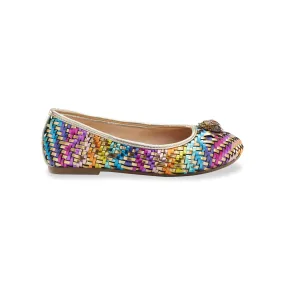 Mini Eagle Ballet Flat - Big Kid Gold Multi