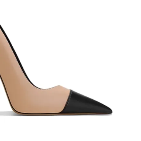MUJRE Bi-Color High Heel Pumps - 10cm