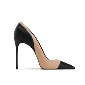MUJRE Bi-Color High Heel Pumps - 10cm