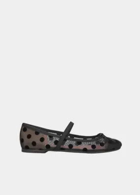 Pretty Ballerinas Gorgeous Sheer Mary Jane Flats