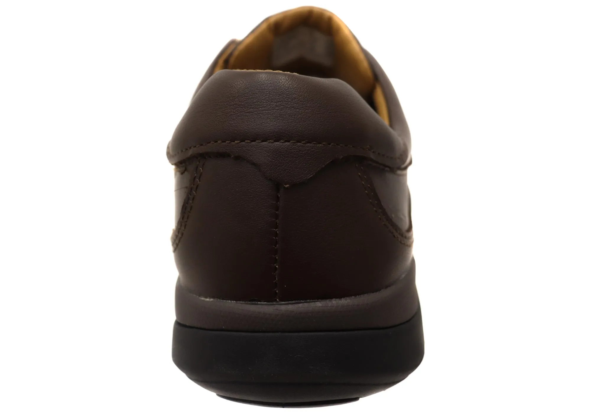 Propet Mens Parker 3E Extra Wide Leather Adjustable Strap Shoes