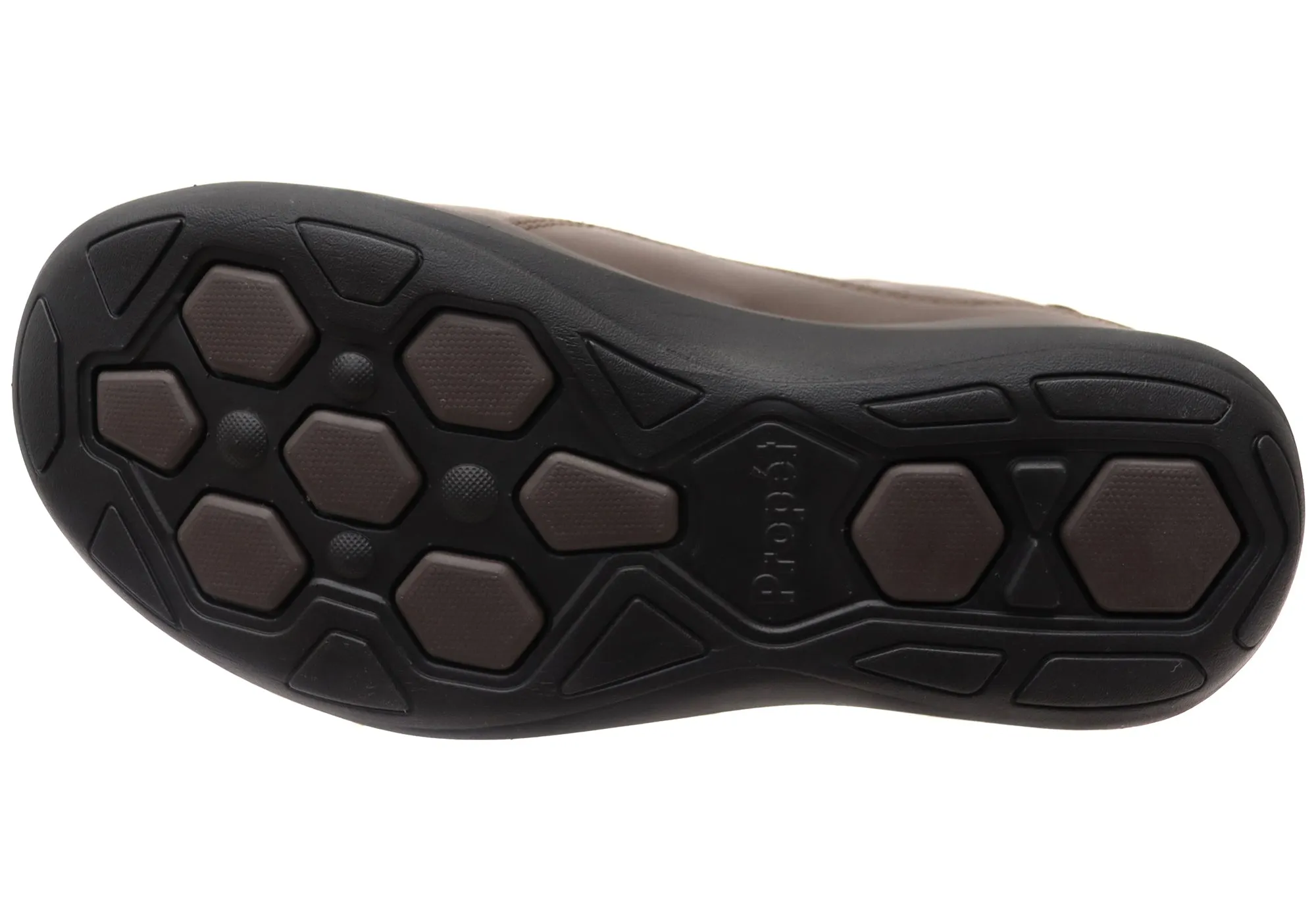 Propet Mens Parker 3E Extra Wide Leather Adjustable Strap Shoes