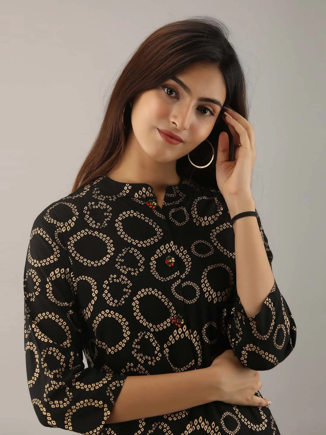 Rayon Straight Slub  Women's Kurta