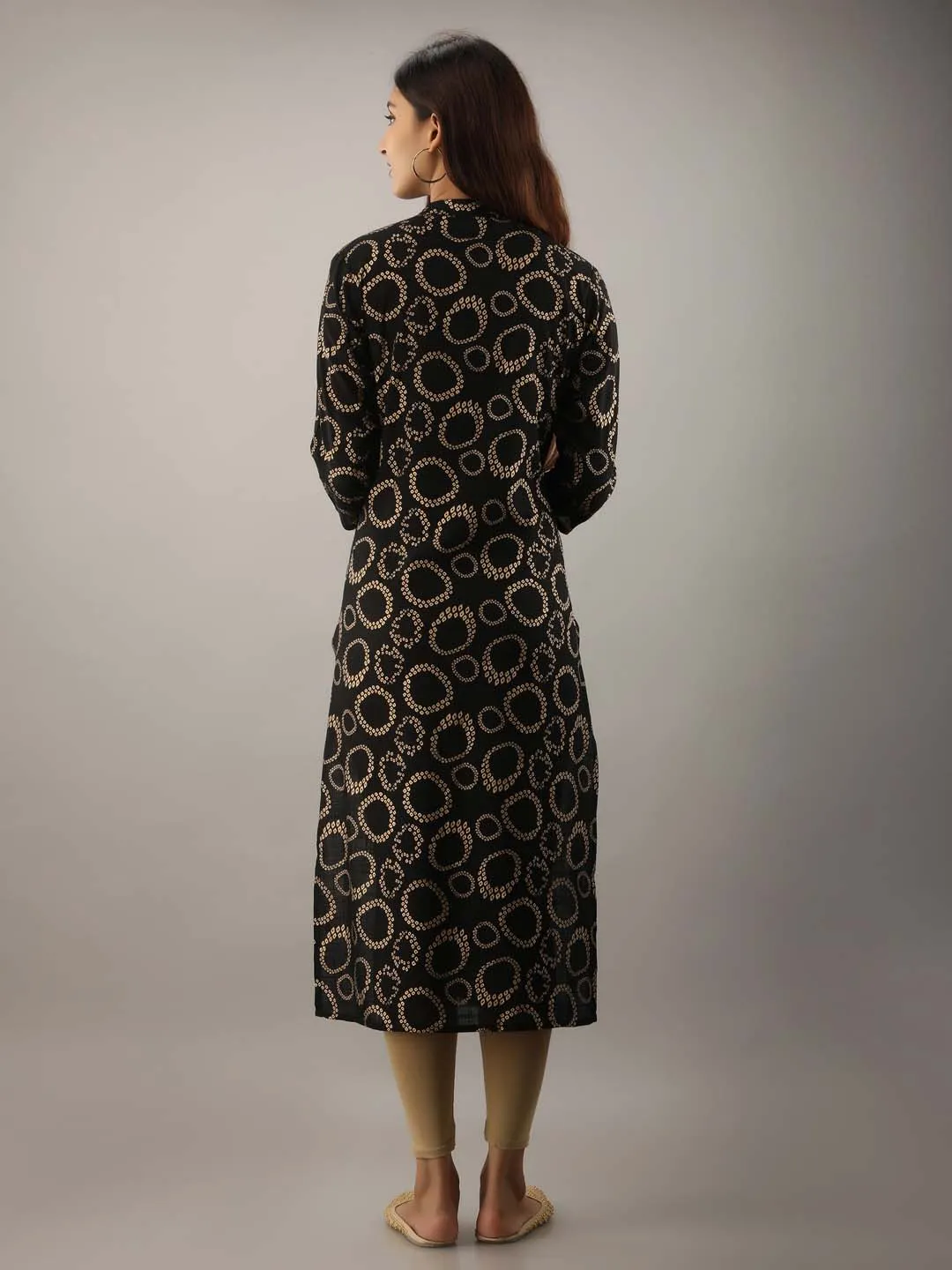 Rayon Straight Slub  Women's Kurta