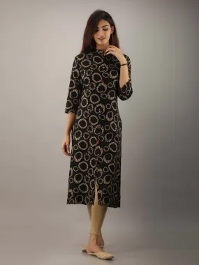Rayon Straight Slub  Women's Kurta