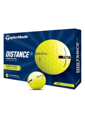 Taylormade Distance   Golf Balls Yellow