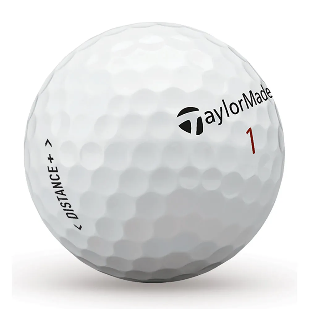 TaylorMade Distance  White Golf Balls - Dozen 2020