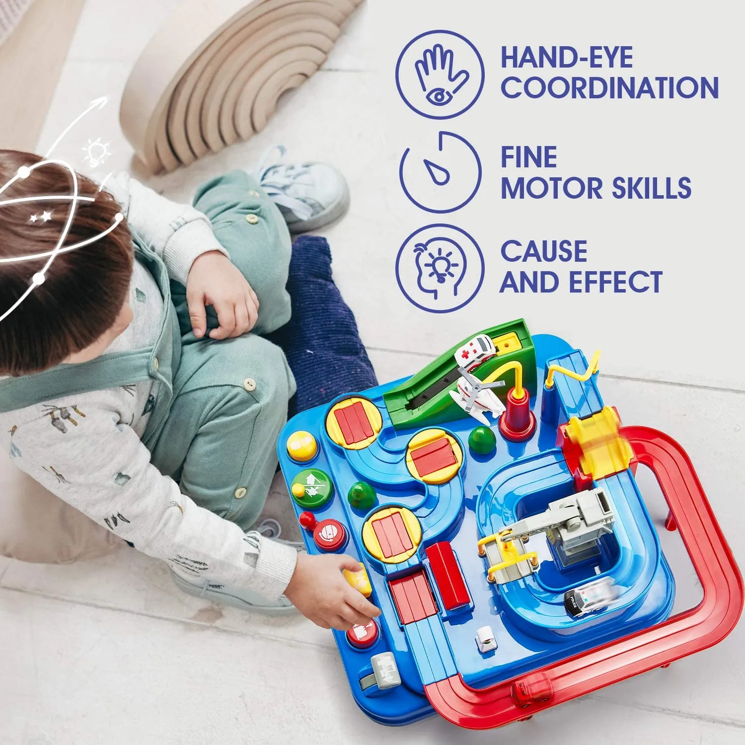 Velocity Vortex Racing Set: High-Speed Circuit Speeders Square Track for Thrilling Fun and Competition!