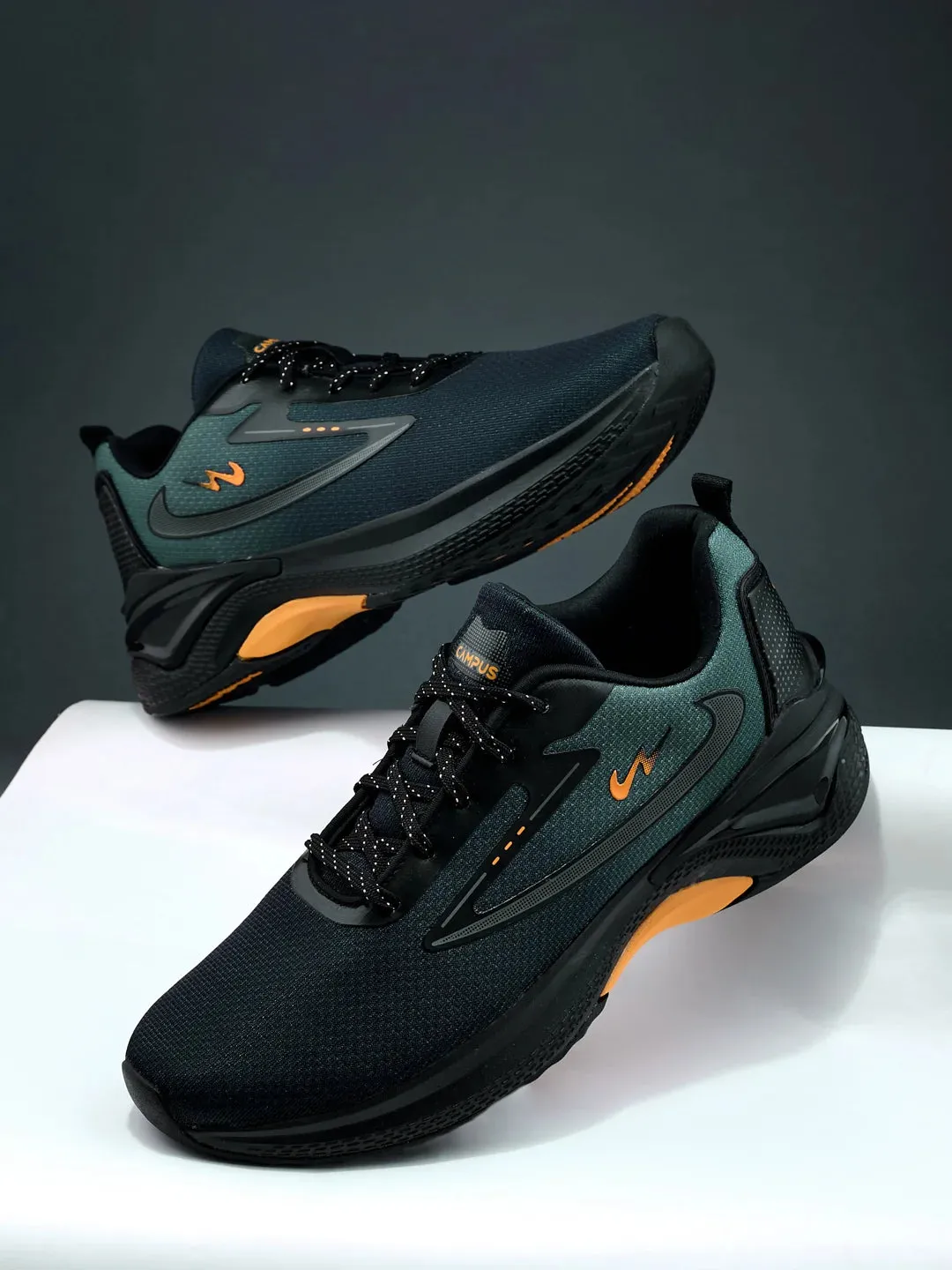 VESPER Black Men's Running Shoes