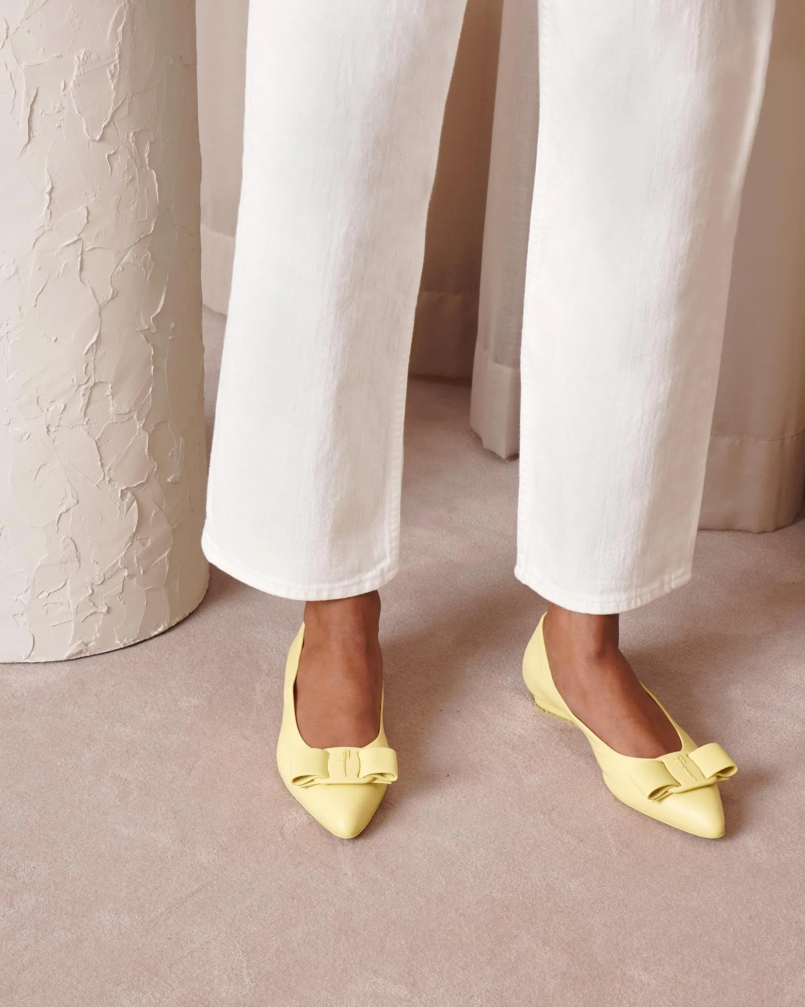 Viva technicolor leather flats