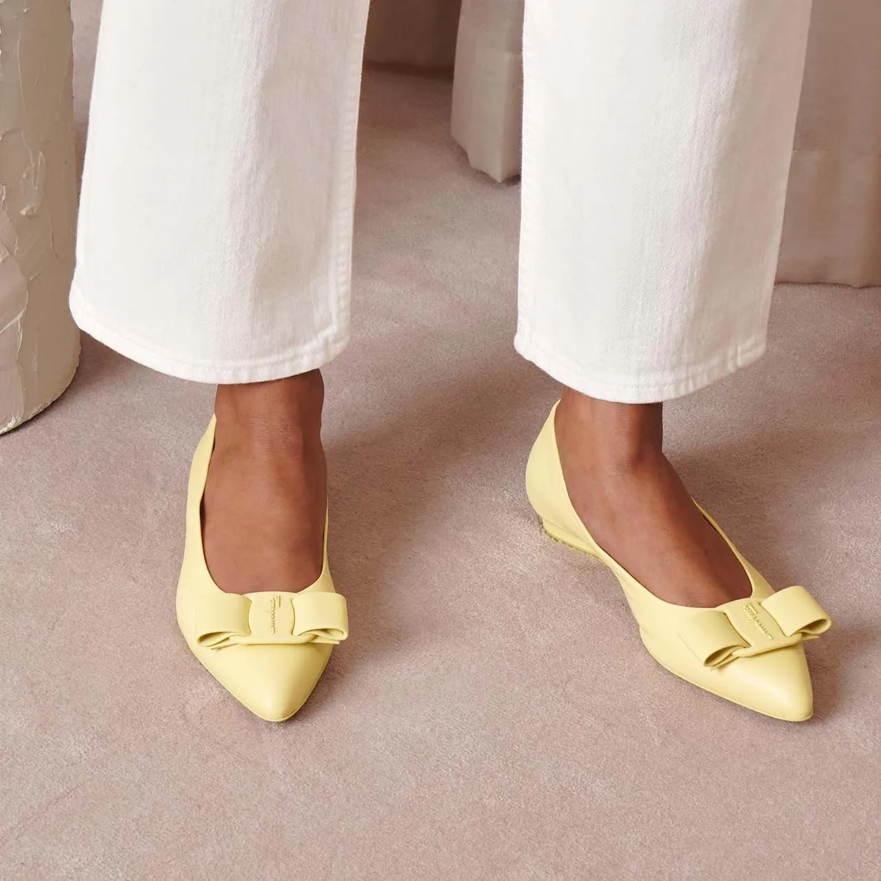 Viva technicolor leather flats