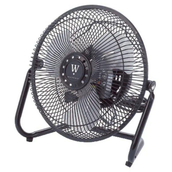 Westpointe FE23-CA Personal 3-Speed High Velocity Fan, Black, 9"