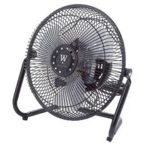 Westpointe FE23-CA Personal 3-Speed High Velocity Fan, Black, 9"
