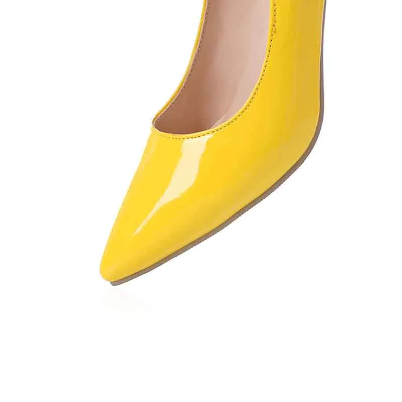 Women Dress Stilettos High Heels Pointed Toe Pumps 6.5cm