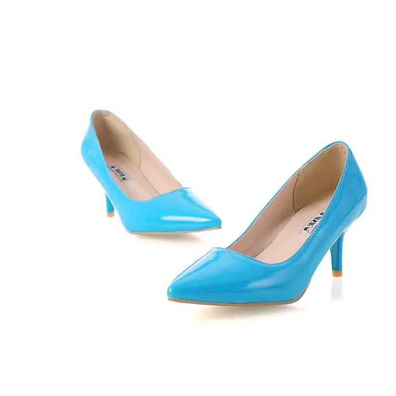 Women Dress Stilettos High Heels Pointed Toe Pumps 6.5cm