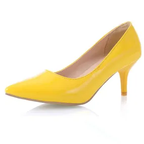 Women Dress Stilettos High Heels Pointed Toe Pumps 6.5cm