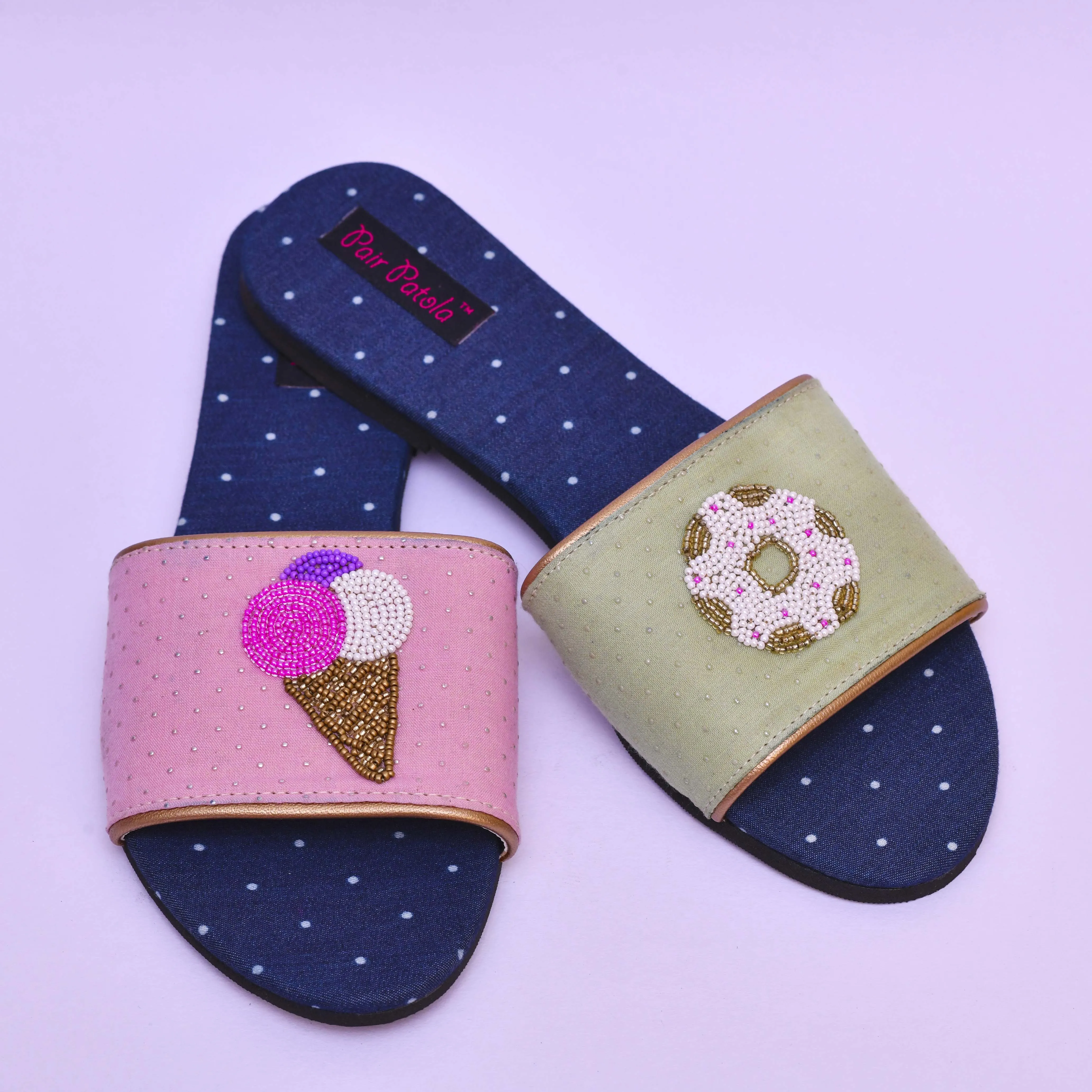 You Dessert It Beaded Slip Ons